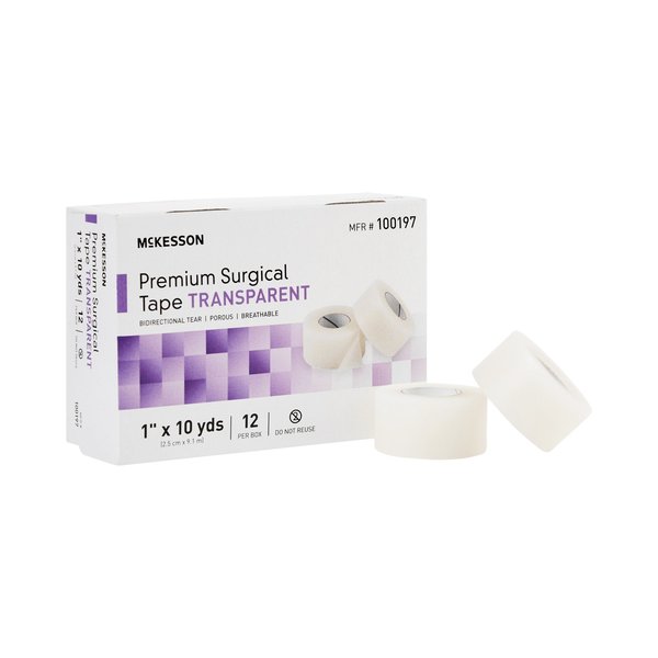 Mckesson Medical Tape 1" x 10 yd, PK 12 100197